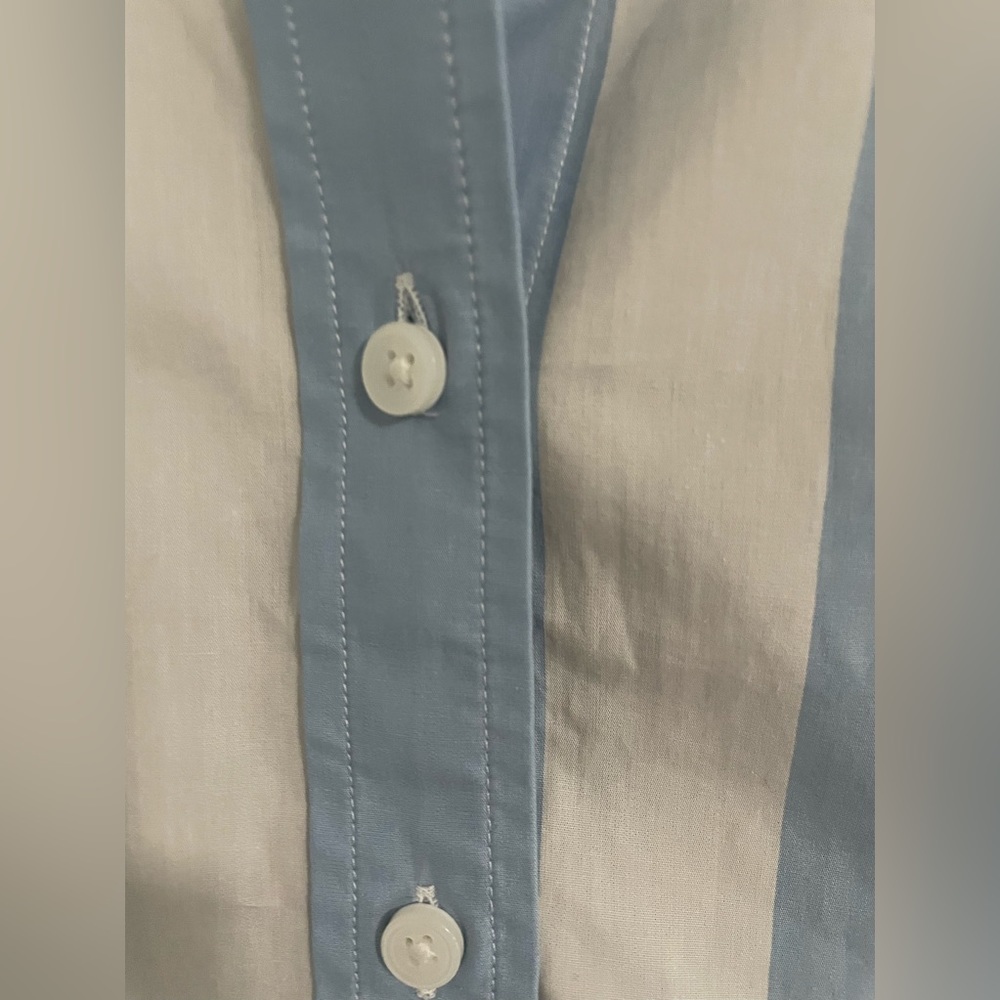 J.Crew Relaxed-fit cropped shirt in Barlow stripe - Picture 9 of 10